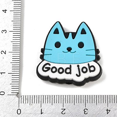 Funny Silicone Beads PL-T045-01C-1