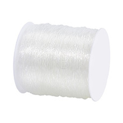 0.8mm Crystal Polyester Threads Transparent Jewelry Bracelet Beading Wire Cords EW-PH0001-0.8mm-02-1