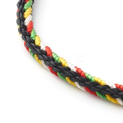 Nylon Twist Cord Bracelets BJEW-JB06479-03-1