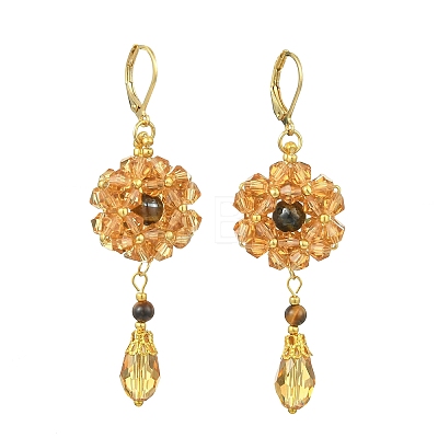 304 Stainless Steel Leverback Dangle Earrings EJEW-MZ00734-02-1