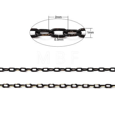 Electroplate Brass Cable Chains CHC-E001-1-1