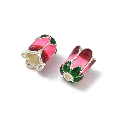 Alloy Enamel Beads AL-CBA612E-10S-1