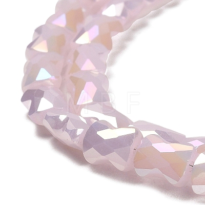 AB Color Plate Glass Beads Strands EGLA-P051-06D-C01-1