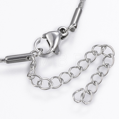 304 Stainless Steel Coreana Chain Bracelets BJEW-K172-26P-1
