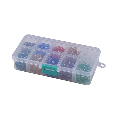 10 Colors Glass Beads EGLA-JP0001-01-8mm-1