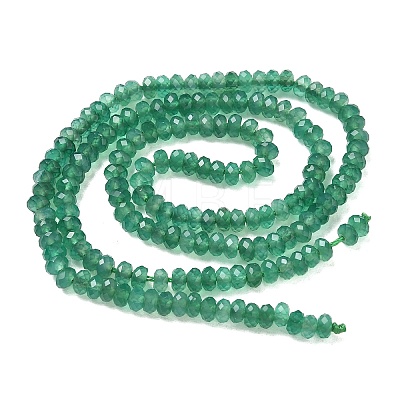 Dyed & Heated Natural Green Onyx Agate Beads Strands GG-CBA2E9C-B01-01-1