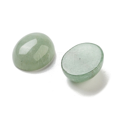 Natural Green Aventurine Cabochons G-G145-01A-39-1