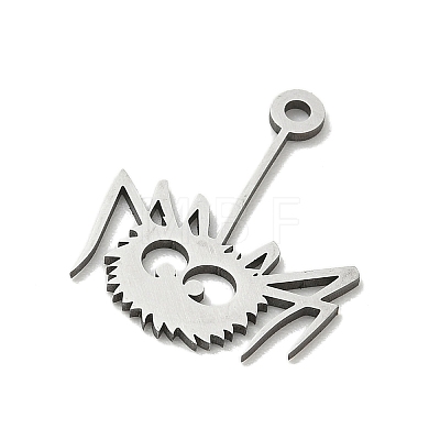 201 Stainless Steel Pendants STAS-B136-08P-1