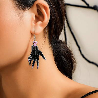 Halloween Cartoon Acrylic Dangle Earrings for Women QK1762-5-1