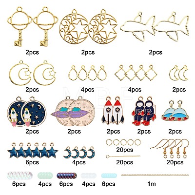 DIY Earring Making Kits DIY-SC0013-22G-1