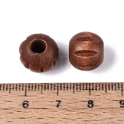 Wood European Beads WOOD-A026-01C-1