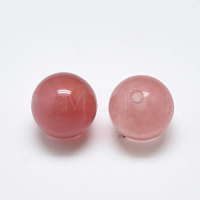 Cherry Quartz Glass Beads X-G-T122-25A-01-1