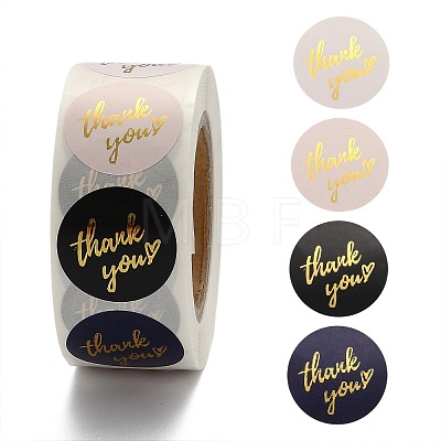 1 Inch Thank You Theme Self-Adhesive Paper Stickers DIY-K027-B03-1