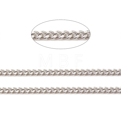 304 Stainless Steel Curb Chains CHS-E005-02P-1