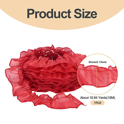 Polyester Lace Ribbon OCOR-TAC0035-25E-1