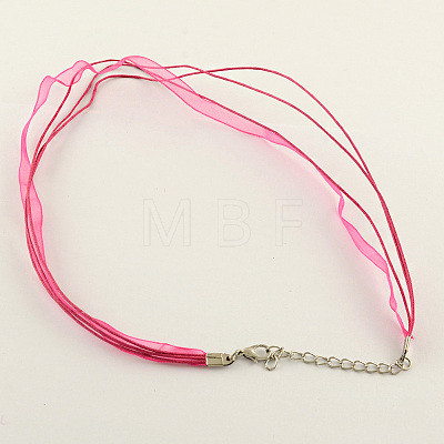 Multi-strand Necklace Cord for Jewelry Making NJEW-R218-12-1