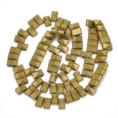 Vacuum Plating Electroplate Non-magnetic Synthetic Hematite Multi- Strand Links G-T114-03B-1