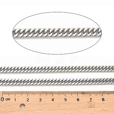 316 Surgical Stainless Steel Cuban Link Chains CHS-B010-01D-P-1