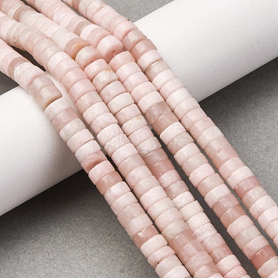 Natural Pink Opal Beads Strands G-L624-I18-3x6mm-1