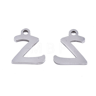 Non-Tarnish 201 Stainless Steel Charms STAS-T044-217P-Z-1