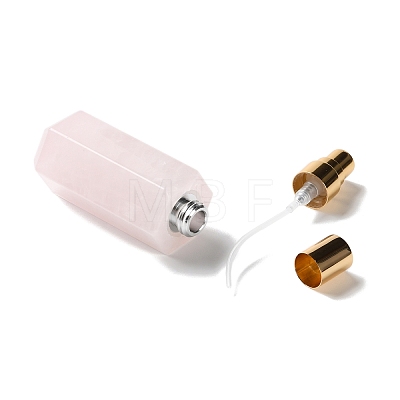 Natural Rose Quartz Perfume Bottle G-B131-04B-01-1