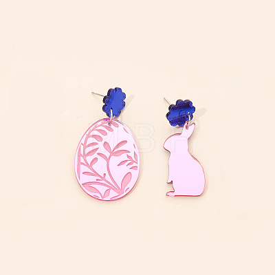 Easter Acrylic Dangle Stud Earrings FS-WG96A64-15-1