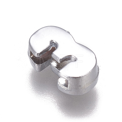 Alloy Rhinestone Slide Charms PALLOY-WH0065-28C-1