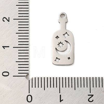 Non-Tarnish 304 Stainless Steel Pendants STAS-S123-03P-03-1