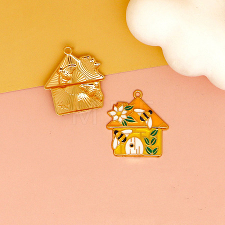 Alloy Enamel Pendants PW-WGEC5E2-05-1