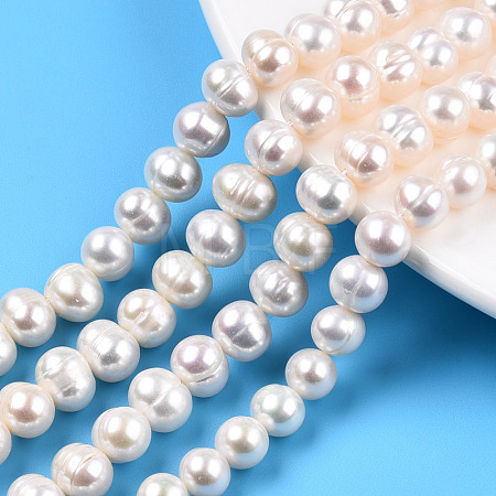 Natural Cultured Freshwater Pearl Beads Strands PEAR-N013-07H-1