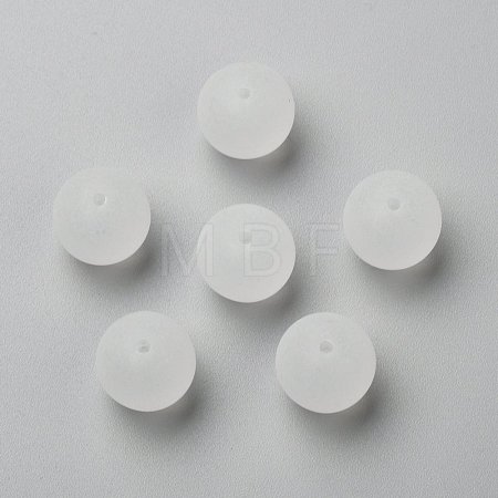 Transparent Acrylic Ball Beads FACR-R021-14mm-16-1