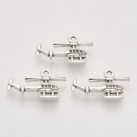 Tibetan Style Alloy Pendants TIBEP-T009-27AS-RS-1