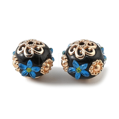 Handmade Polymer Clay Indonesia Beads PY-CBAAA14-11KCG-A01-1