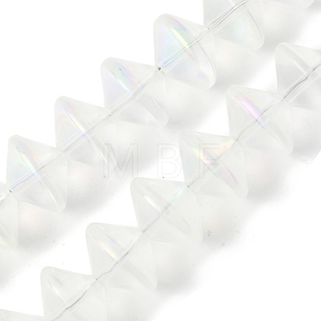 Electroplate Glass Beads Strands EGLA-G038-01A-HR03-1