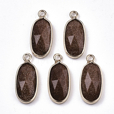 Synthetic Goldstone Pendants G-N326-45C-1