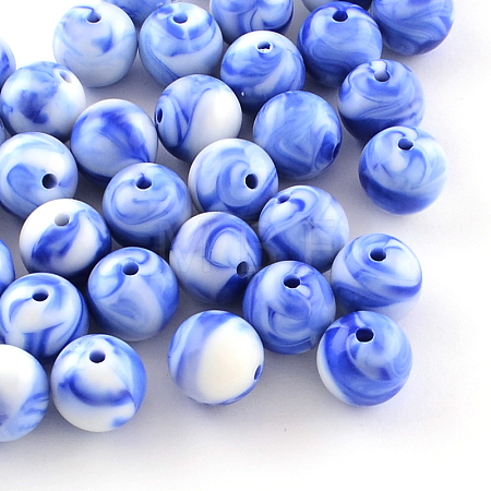 Opaque Acrylic Beads SACR-R853-8mm-209-1