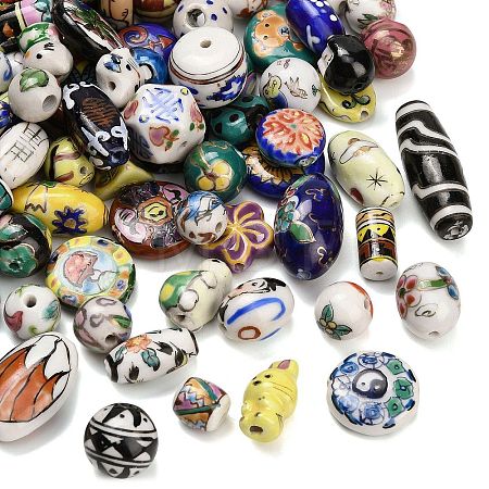 Handmade Porcelain Beads PORC-Z008-03-1
