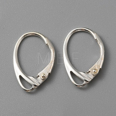925 Sterling Silver Leverback Earring Findings STER-WH0004-011-1