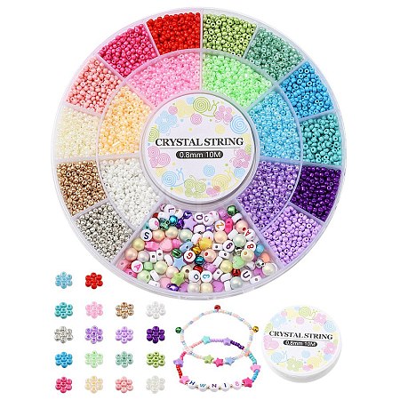 DIY Stretch Bracelet Making Kit DIY-YW0007-65-1