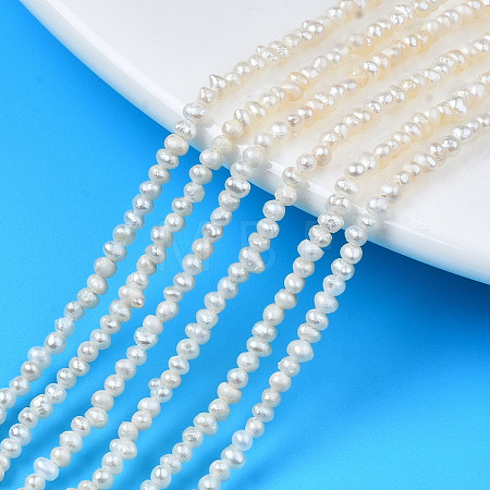 Natural Cultured Freshwater Pearl Beads Strands PEAR-N013-02B-1