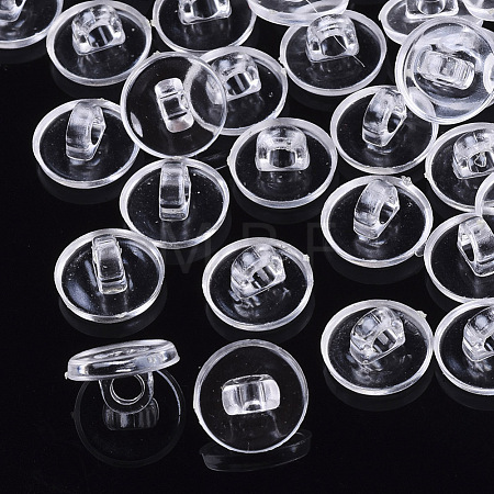 Transparent AS Plastic Charm Base Settings FIND-T064-011-1