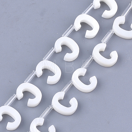Natural Freshwater Shell Beads SHEL-T012-59C-1