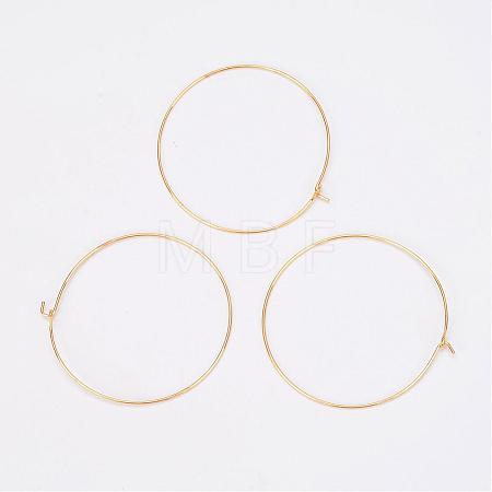 Brass Wine Glass Charm Rings EC067-6NFG-1
