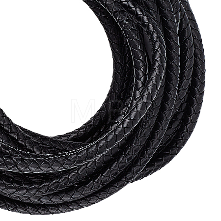 5M Braided Leather Cord with Core WL-BBC0001-01C-02-1