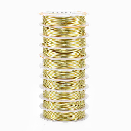 Round Copper Jewelry Wire CWIR-Q006-0.8mm-G-1
