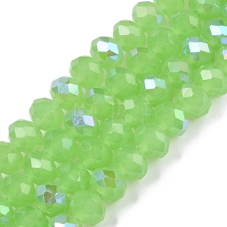 Electroplate Glass Beads Strands EGLA-A044-J8mm-L08-1