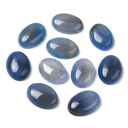Natural Agate Cabochons G-K021-25x18mm-04-AB-1