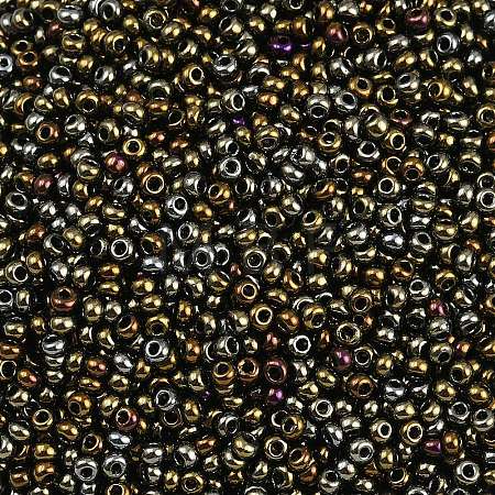 12/0 Grade A Round Glass Seed Beads SEED-Q008-F602-1