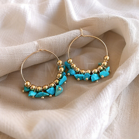 Resin Hoop Earrings WG8C18B-01-1
