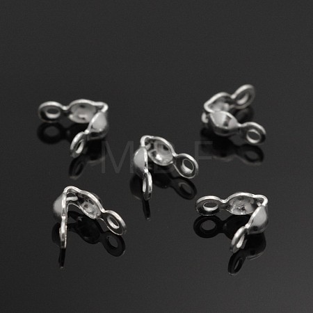 925 Sterling Silver Bead Tips STER-E040-03A-1